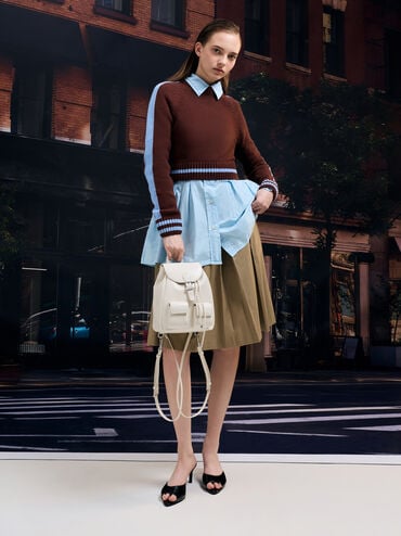 Bryna Backpack, Cream, hi-res