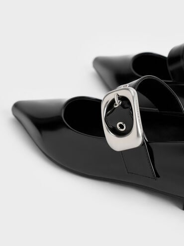 Masei Grommet-Strap Mary Janes, Black Box, hi-res