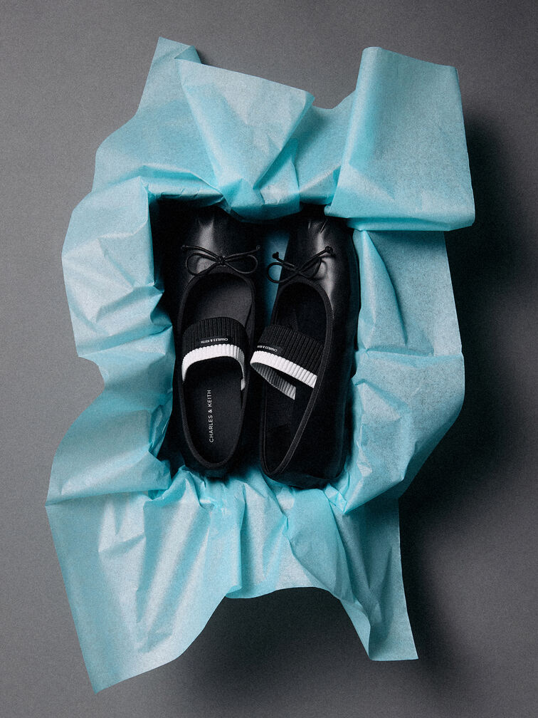 Winona Mary Jane Flats, Black, hi-res