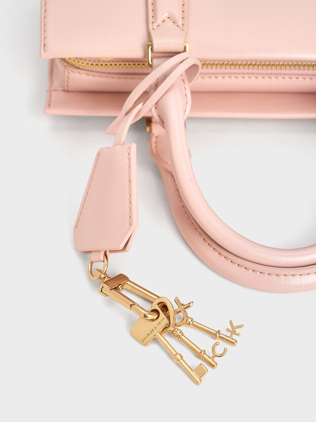 Kerry Top Handle Bag, Light Pink, hi-res