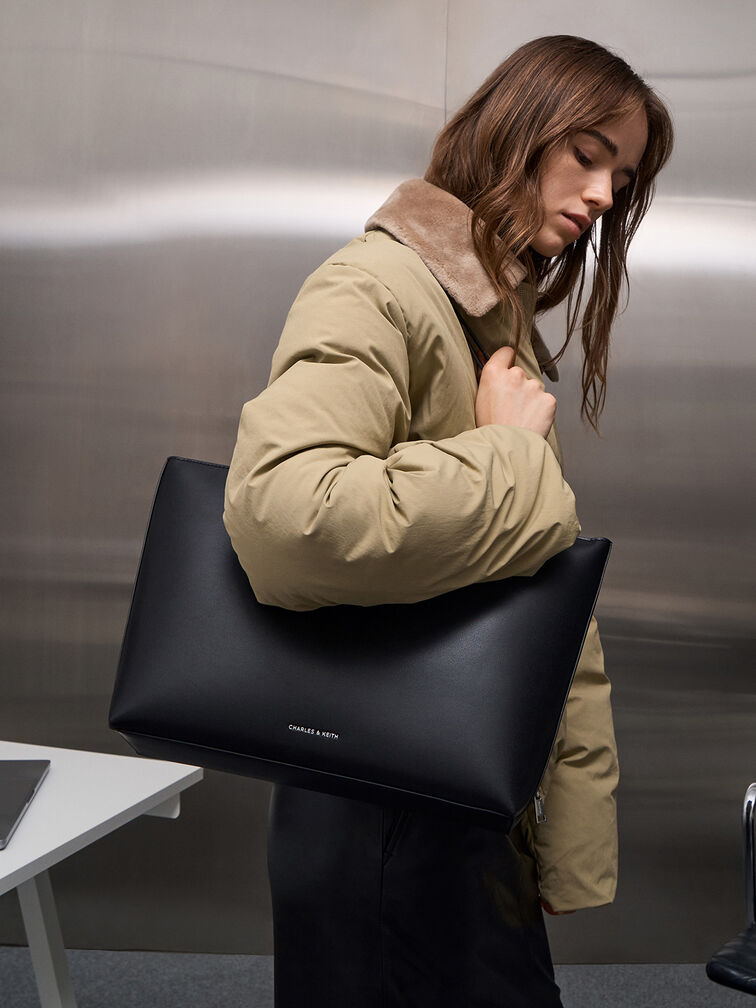 Noelle Tote Bag, Noir, hi-res