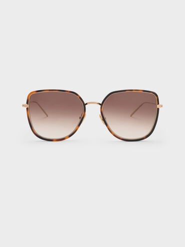 Lisbeth Tortoiseshell Butterfly Sunglasses, T. Shell, hi-res