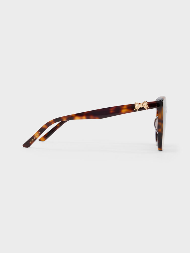 Paige Bow Square Sunglasses, T. Shell, hi-res