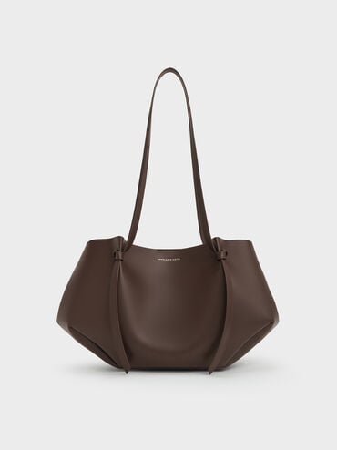 Calla Tote Bag, Espresso Brown, hi-res