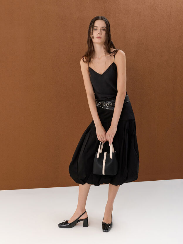 Mini Beryl Two-Tone Bucket Bag, Multi Black, hi-res