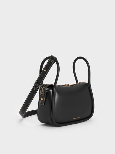 Lyla Shoulder Bag, Black, hi-res