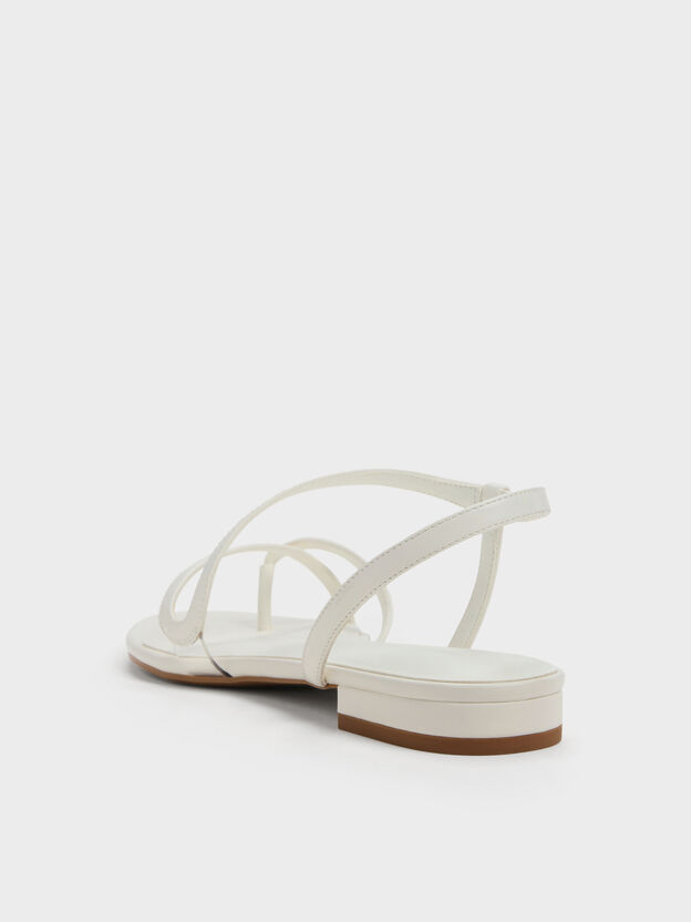 Arden Wavy Toe-Ring Sandals, Chalk, hi-res