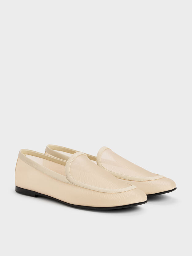 Mackie Mesh Loafers, Beige, hi-res