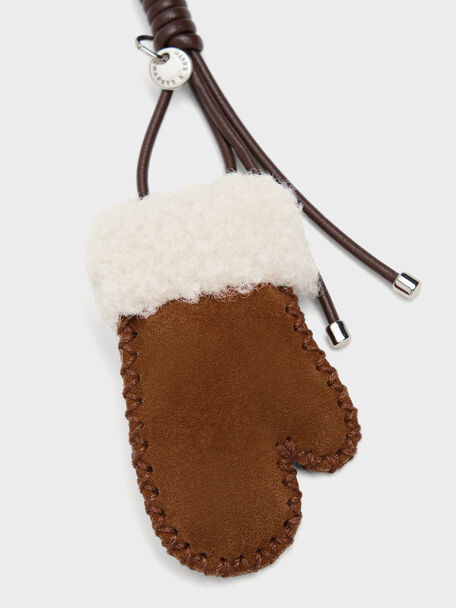 Cosima Mitten Charm, Pecan Brown, hi-res