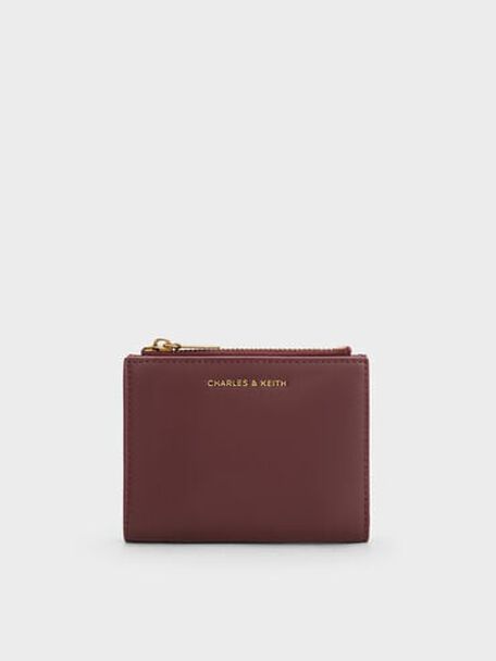 Harmonee Top-Zip Small Wallet, Mulberry Plum, hi-res
