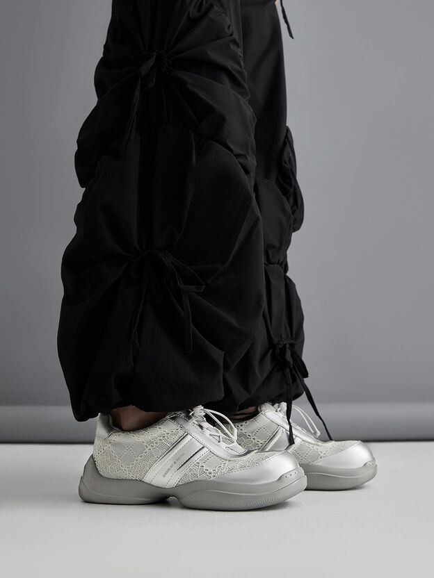 Casey Metallic & Lace Chunky Sneakers, Multi, hi-res