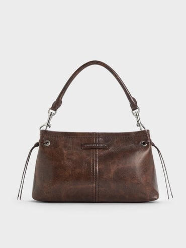 Noane Top Handle Bag, Distressed Coffee, hi-res