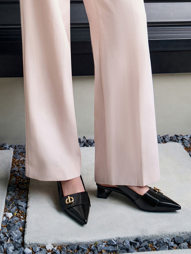 Marley Slingback Pumps, Black Box, hi-res