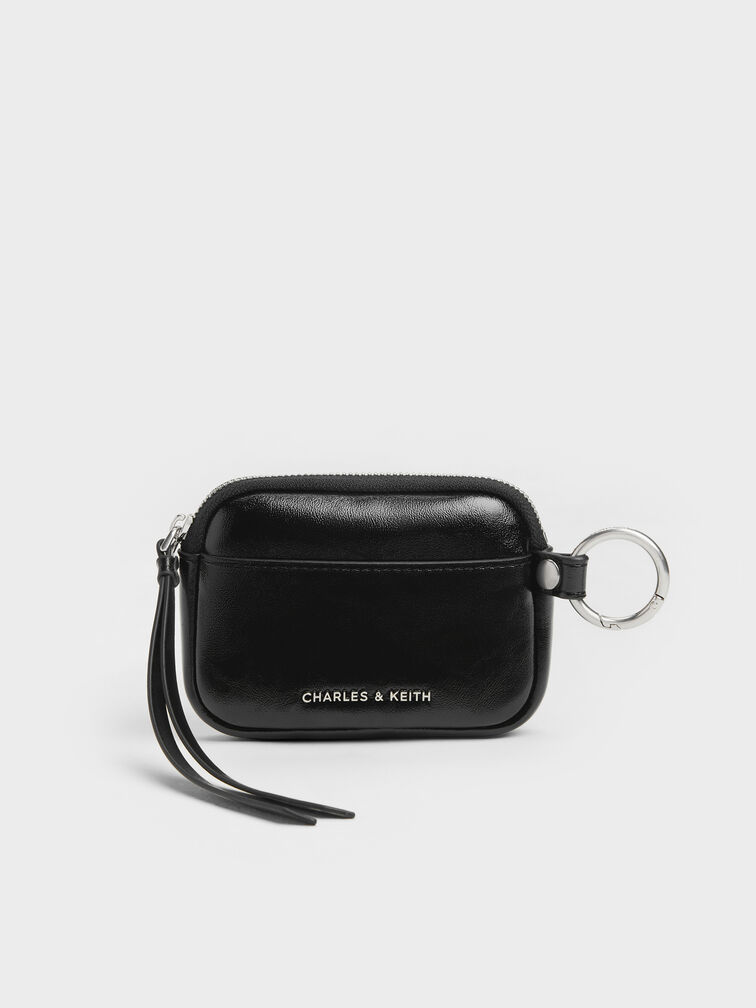 Tatiana Zip-Around Card Holder, Noir, hi-res