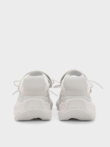 Gaskell Lace Mary Jane Sneakers, White, hi-res