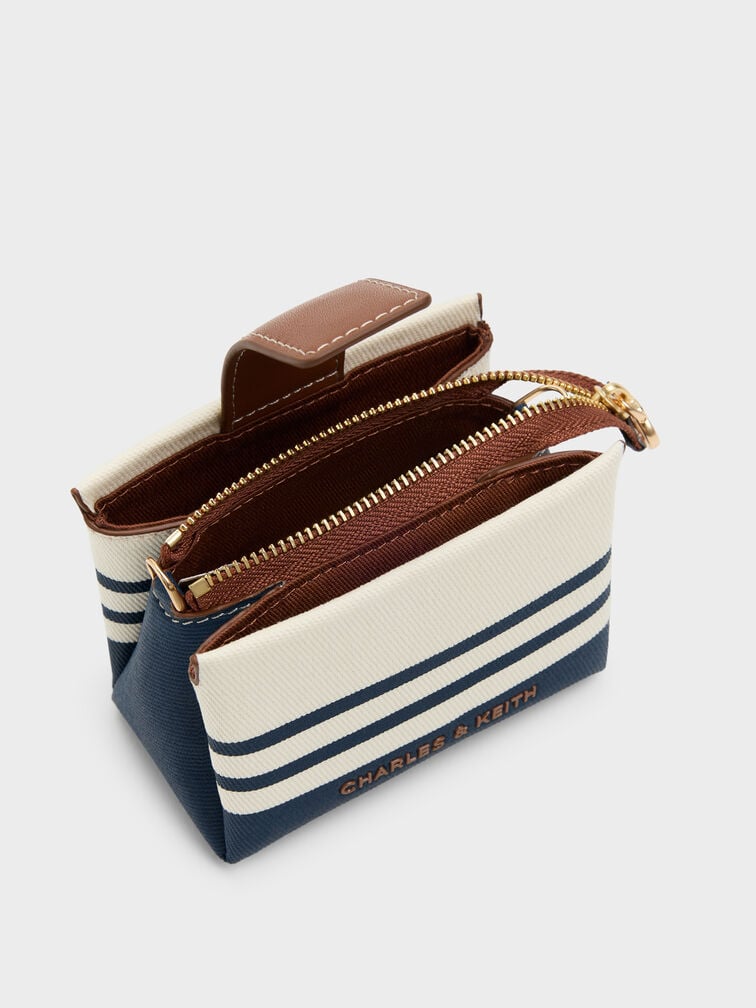 Bosie Canvas Striped Micro Bag, Multi, hi-res