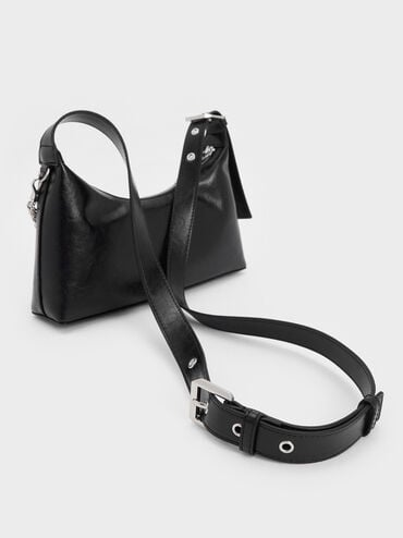 Atwood Chain-Embellished Shoulder Bag, Noir, hi-res