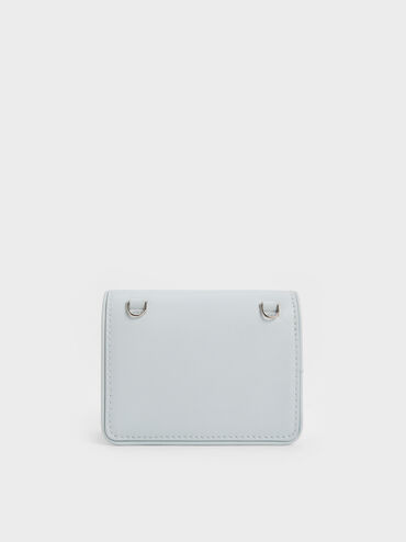 Lyla Knotted-Strap Wallet, Sea Salt Blue, hi-res