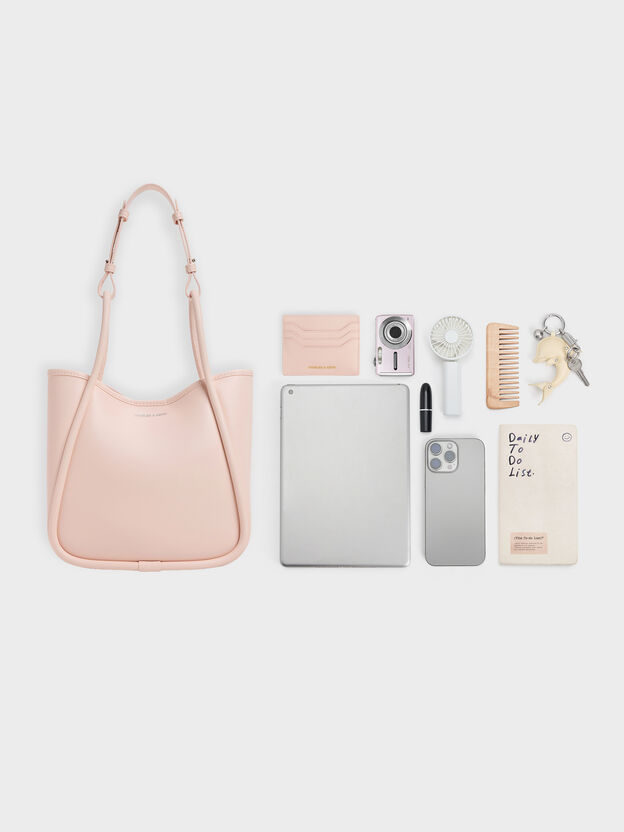 Mini Lyla Tubular Tote Bag, Soft Pink, hi-res