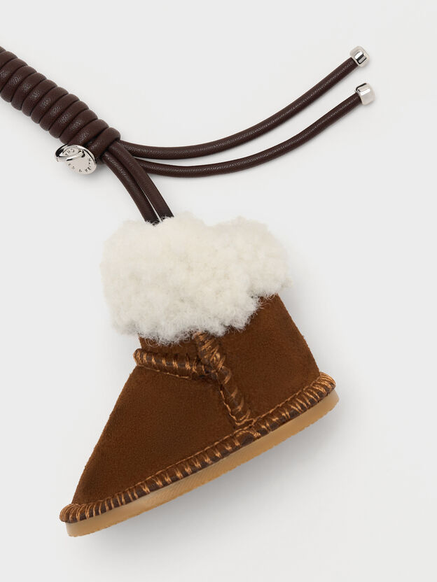 Cosima Snow-Boot Charm, Pecan Brown, hi-res