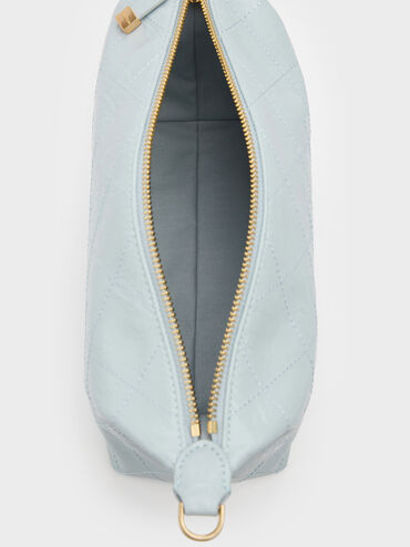 Duo Quilted Shoulder Bag, Sea Salt Blue, hi-res