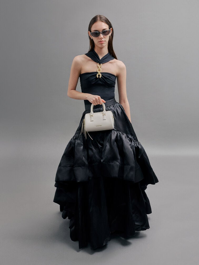 Everleigh Bowling Bag, Cream, hi-res