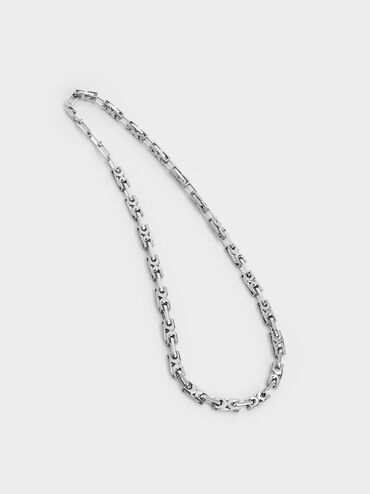 Adalyn Interlocking Necklace, Silver, hi-res