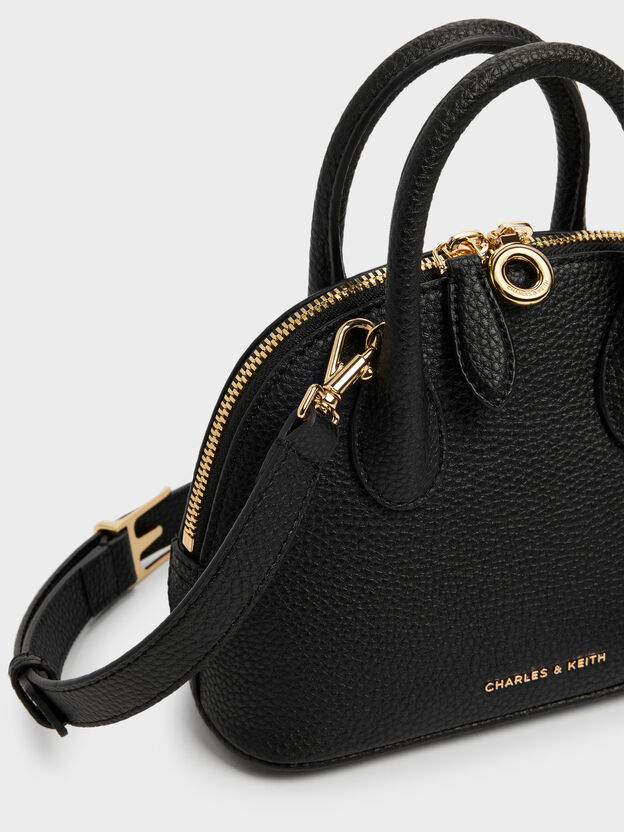 Beryl Bowling Bag, Black, hi-res