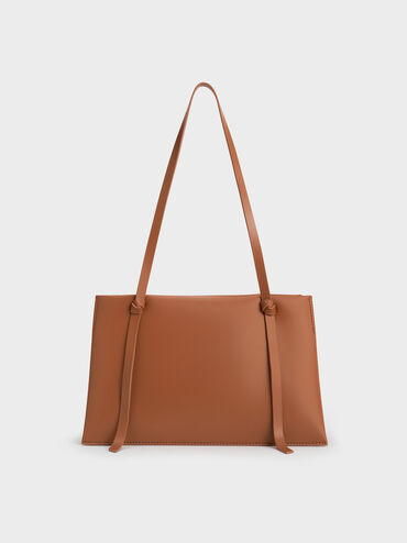 Midori Geometric Tote Bag, Tan, hi-res