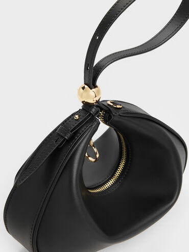 Jesmyn Chain Two-Way Bag, Black, hi-res