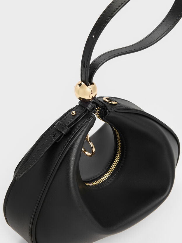 Jesmyn Chain Two-Way Bag, Black, hi-res