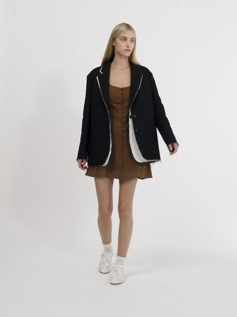 Nylon Contrast-Panel Low-Top Sneakers, Chalk, hi-res