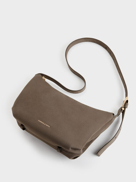 Zephyr Hobo Bag, Stone Grey, hi-res