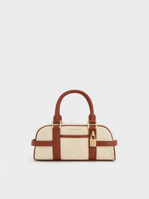Scottie Canvas Bowling Bag, Brick, hi-res