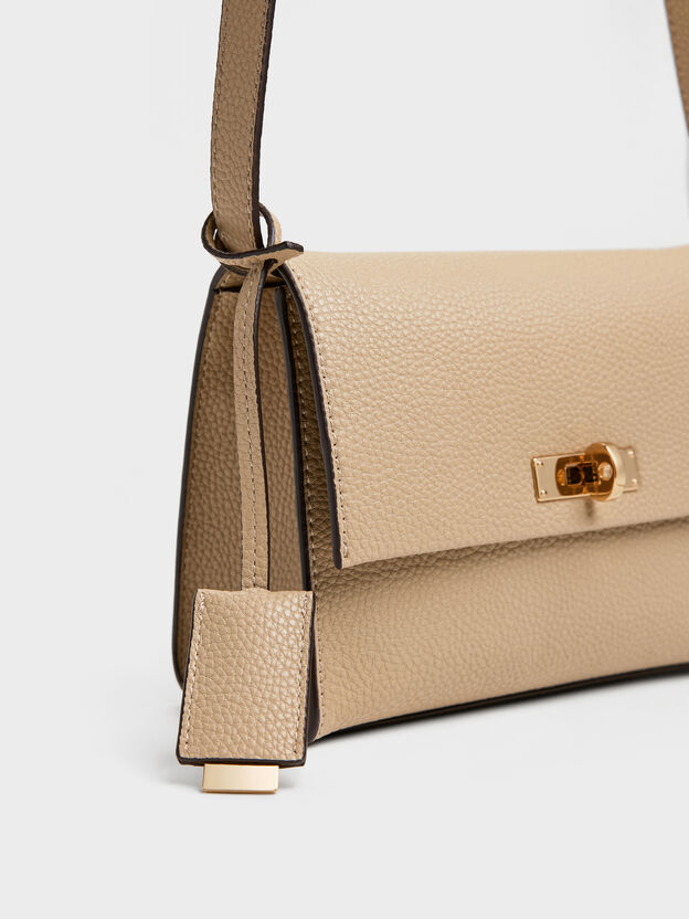 Chance Turn-Lock Crossbody Bag, Nutmeg Beige, hi-res