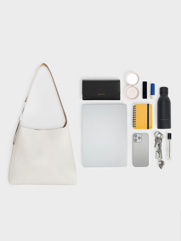 Edna Tote Bag, Cream, hi-res