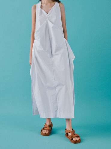 Granta Leather & Fabric Crossover Sports Sandals, Brown, hi-res