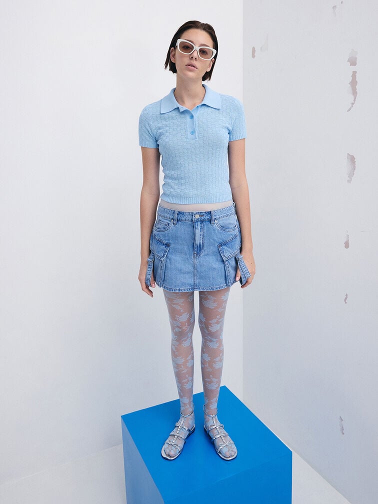 Metallic Gem-Embellished Bow T-Bar Sandals, Silver, hi-res