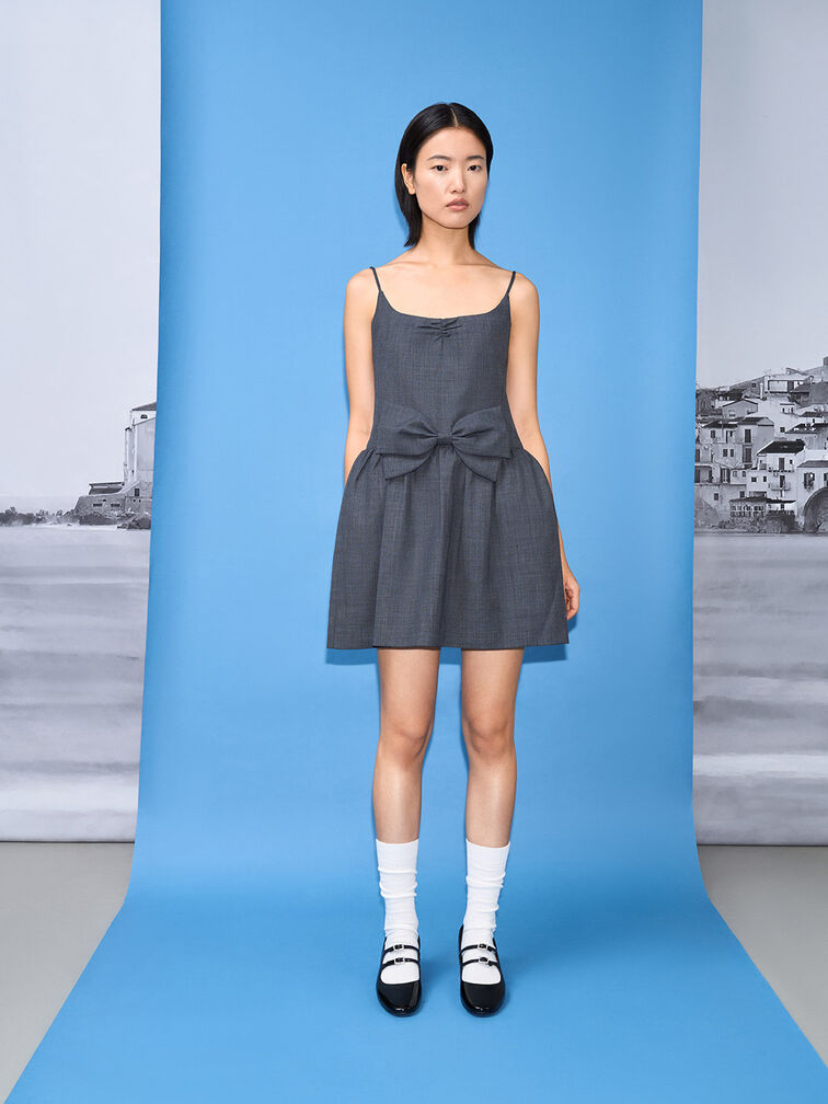 Clementine Double Crystal-Buckle Mary Jane Pumps, Black Box, hi-res