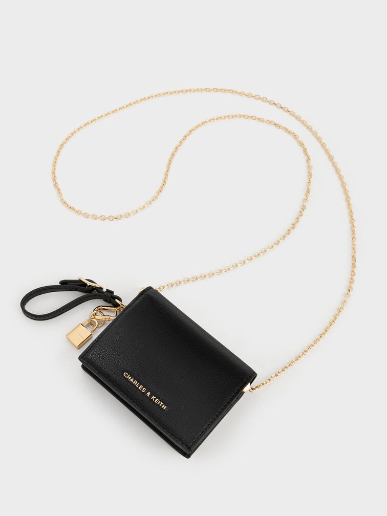 Scottie Small Wallet, Black, hi-res