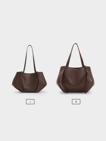 Calla Tote Bag, Espresso Brown, hi-res