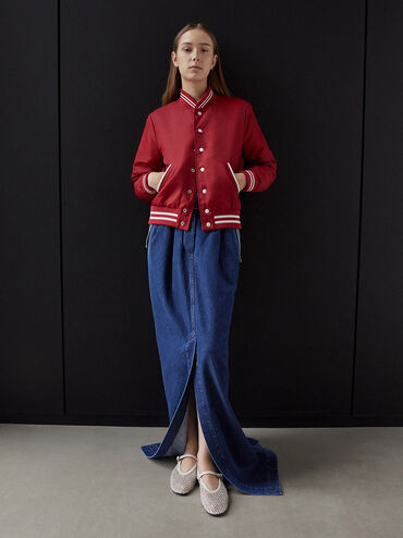 Maggie Mesh Crystal-Embellished Mary Janes, White, hi-res