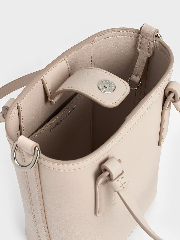 Noelle Elongated Tote, Ivory, hi-res