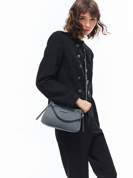 Noane Top Handle Bag, Smoky Blue, hi-res