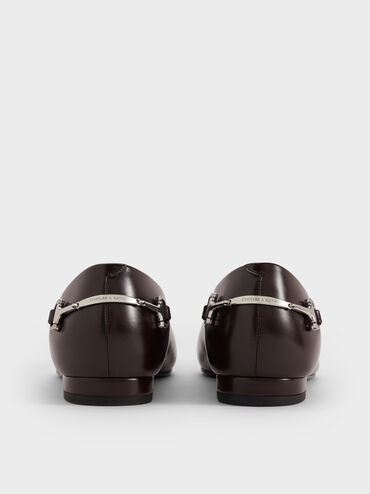 Erinna Metallic-Accent Pointed-Toe Flats, Burgundy, hi-res