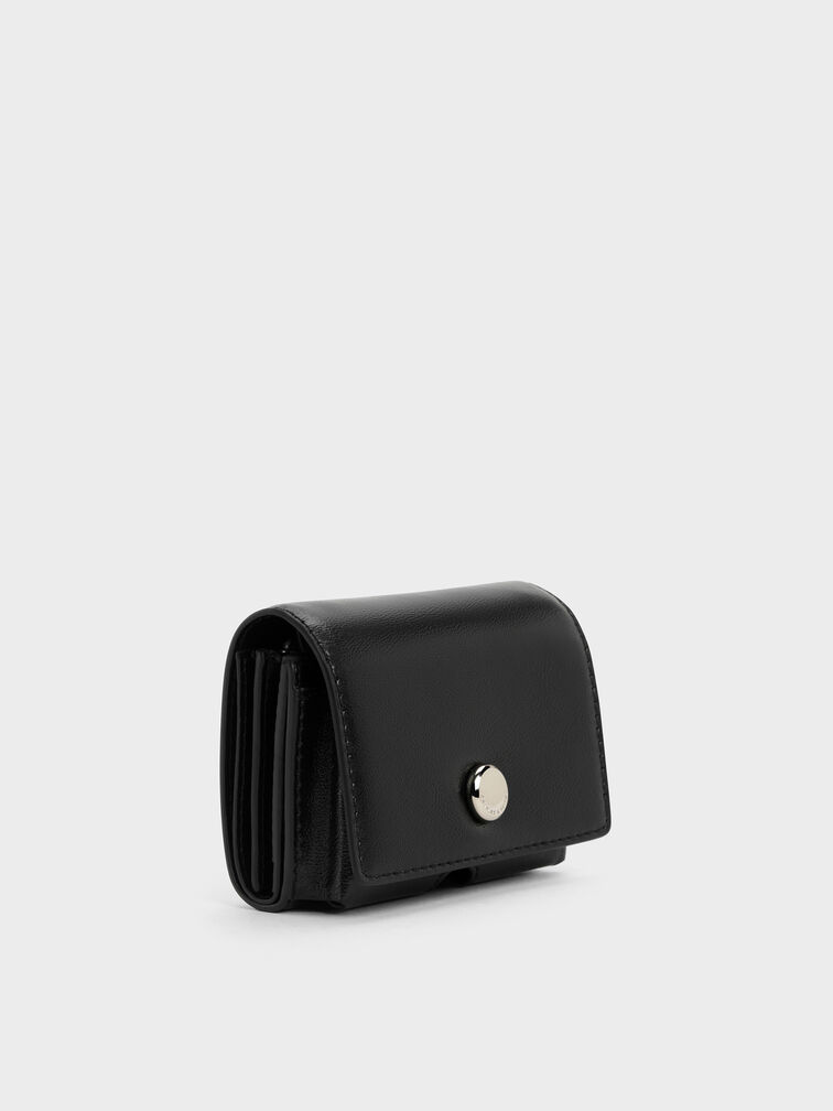 Zevon Knotted-Strap Wallet On Chain, Noir, hi-res