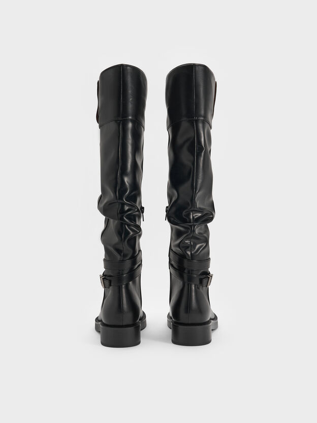 Eilis Thigh-High Boots, Black, hi-res
