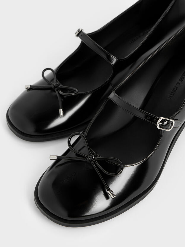 Wendy Kitten-Heel Mary Jane Pumps, Black Box, hi-res