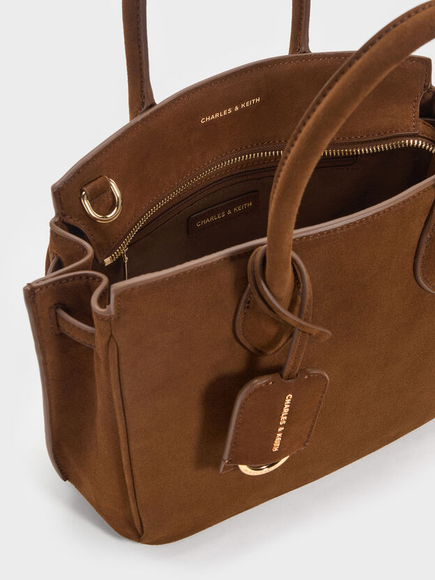 Ginevra Tote Bag, Pecan Brown, hi-res