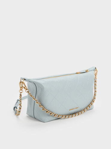 Duo Quilted Shoulder Bag, Sea Salt Blue, hi-res